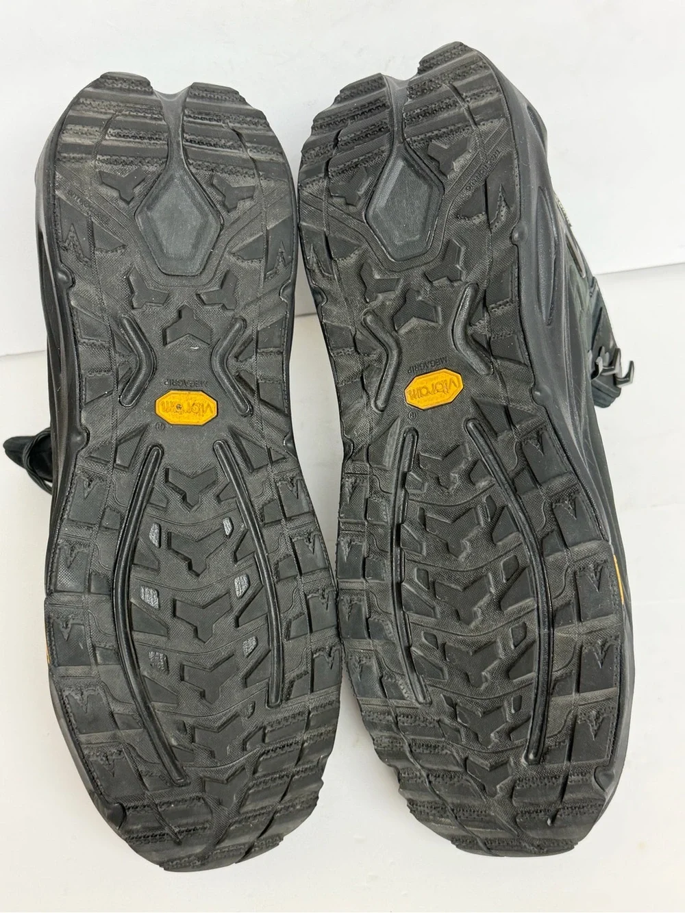 Hoka One One Kaha 3 Gore-Tex GTX Men’s Size 15 D Black Suede Vibram Hiking Boots